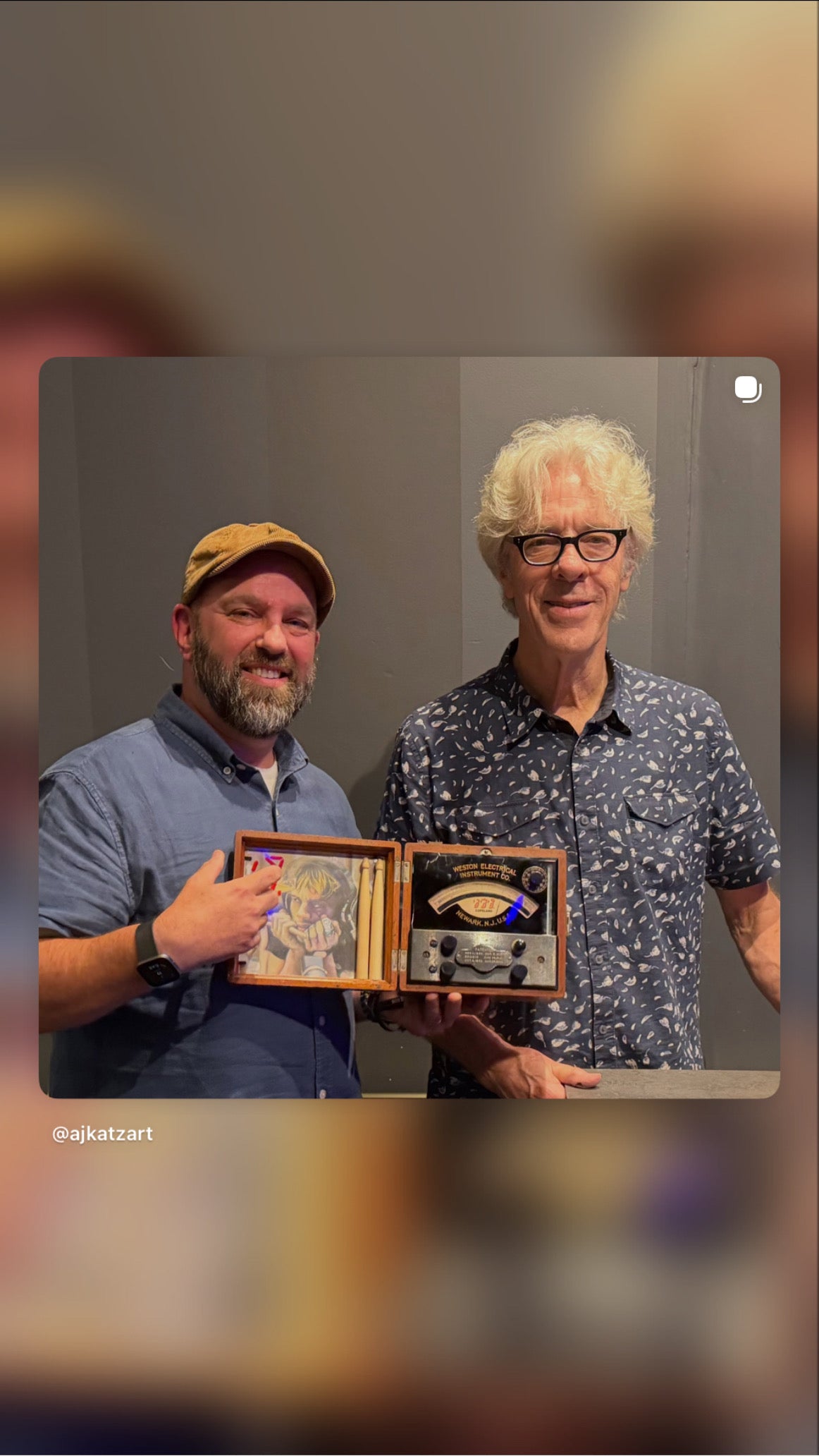 ‘Stew in the Machine - Stewart Copeland - Portrait Box’
