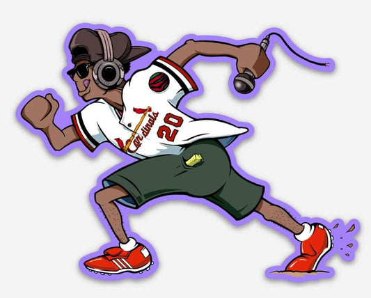 ‘Scrawny Legs - A Tribe Called Quest’ Sticker (you get 3)