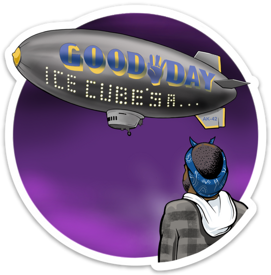 ‘Good Day’ - Ice Cube Sticker (you get 3)