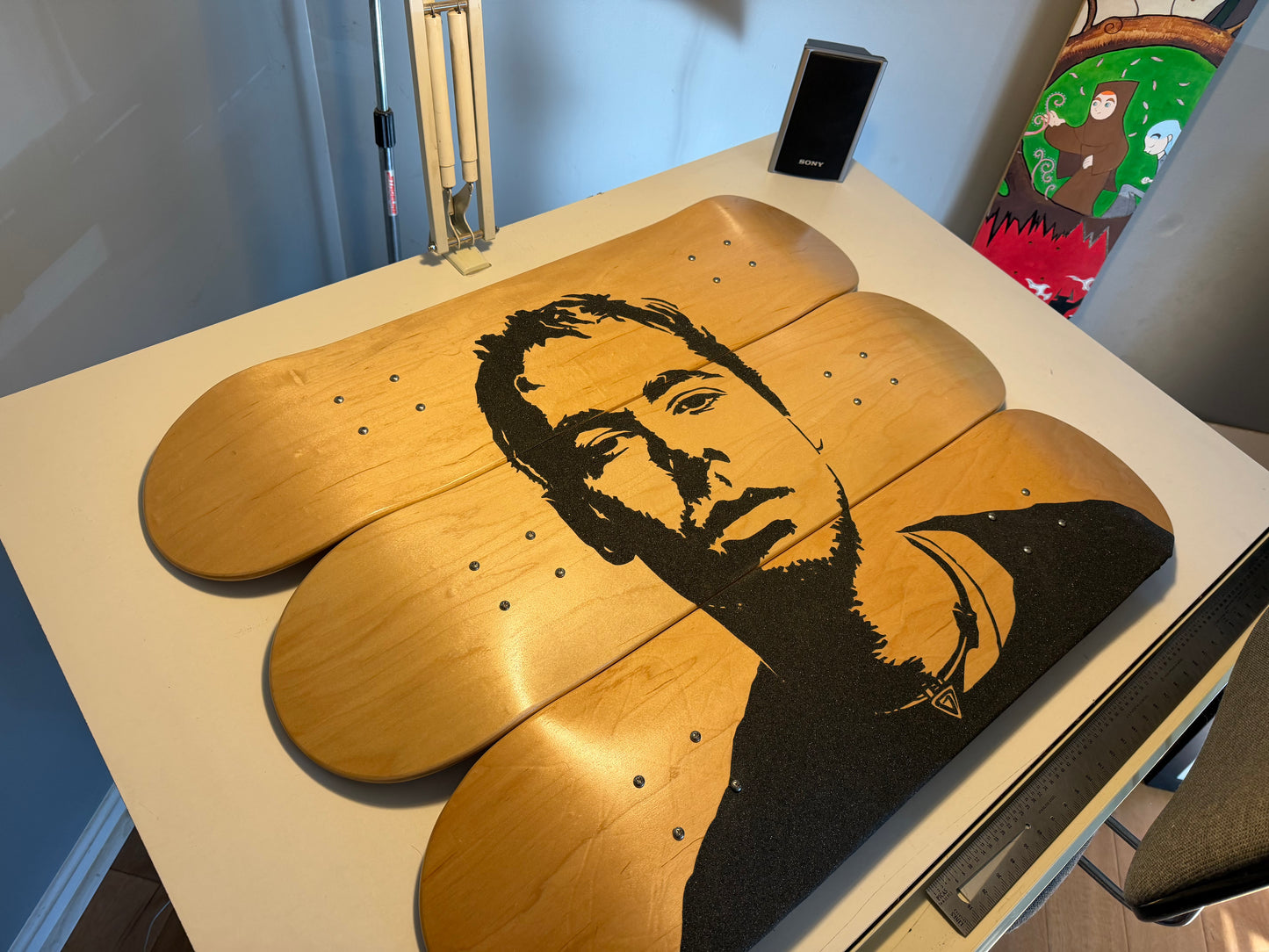 ‘3 Wood Decks and 1 MC - Adam MCA Yauch - Triple Deck’
