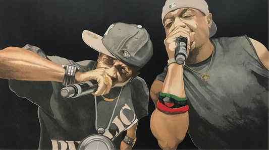 ‘Chuck and Flav - Black Steel’ - Silkscreen