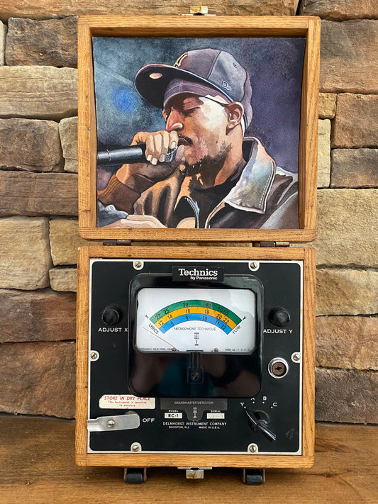 ‘Microphone Fiend - Rakim - Portrait Box’