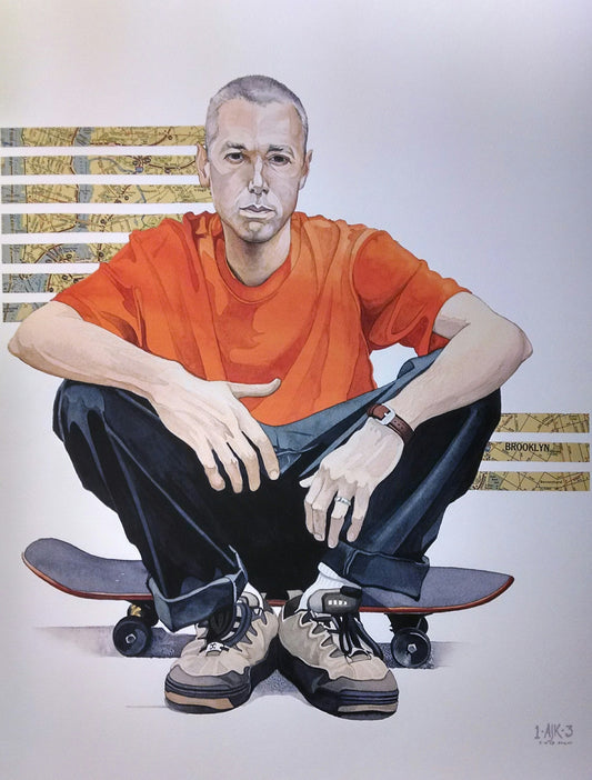 ‘MCA on a Skateboard’ - Giclée Print