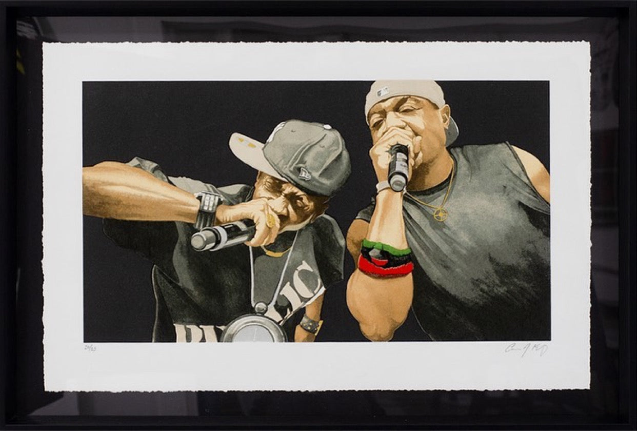 ‘Chuck and Flav - Black Steel’ - Silkscreen