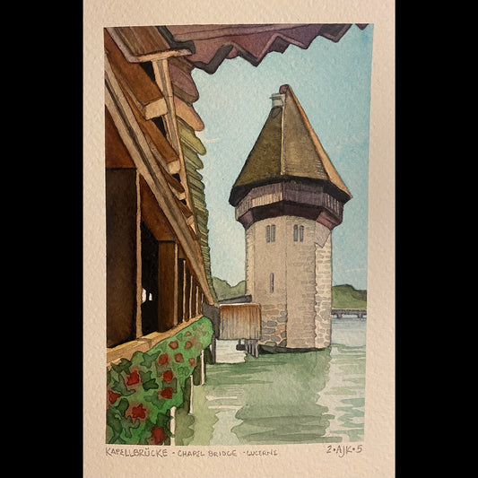 ‘Kapellbrücke (Chapel Bridge) - Lucerne, Switzerland’